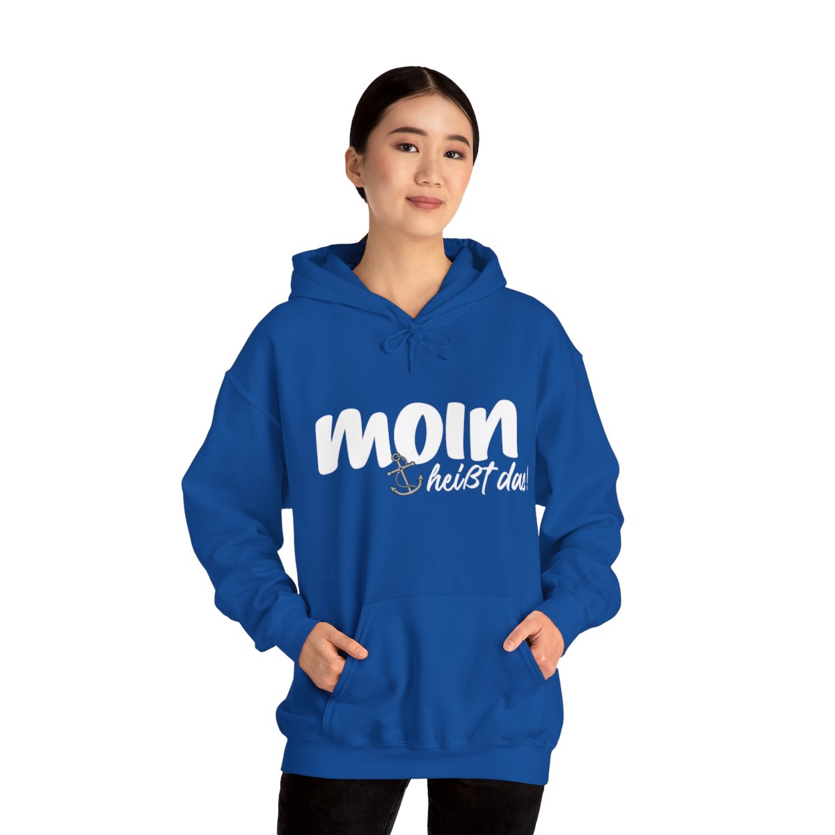 Moin heißt das! Hoodie für Mann, Frau und Kind