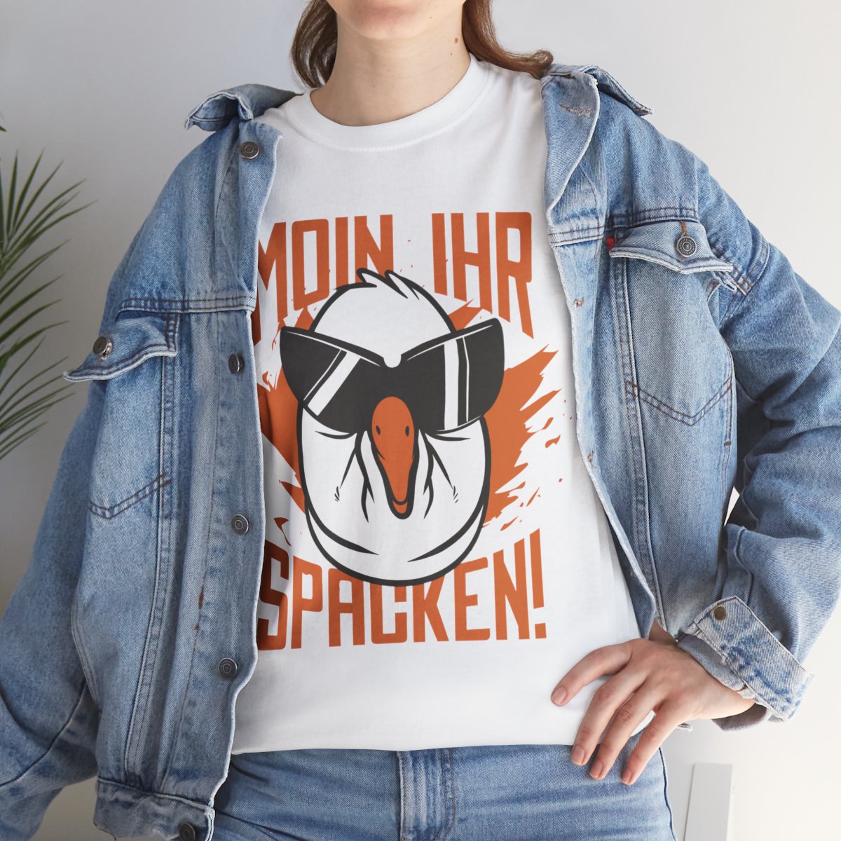 Moin ihr Spacken T-Shirt – humorvoller Gruß